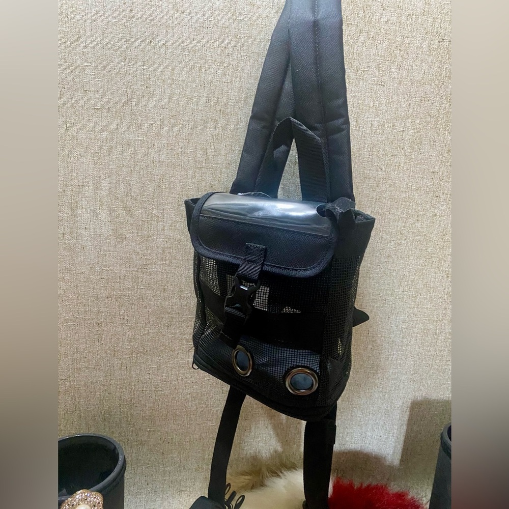 🎒Small backpack, made of transparent material, with small holes🎒##Backpack P